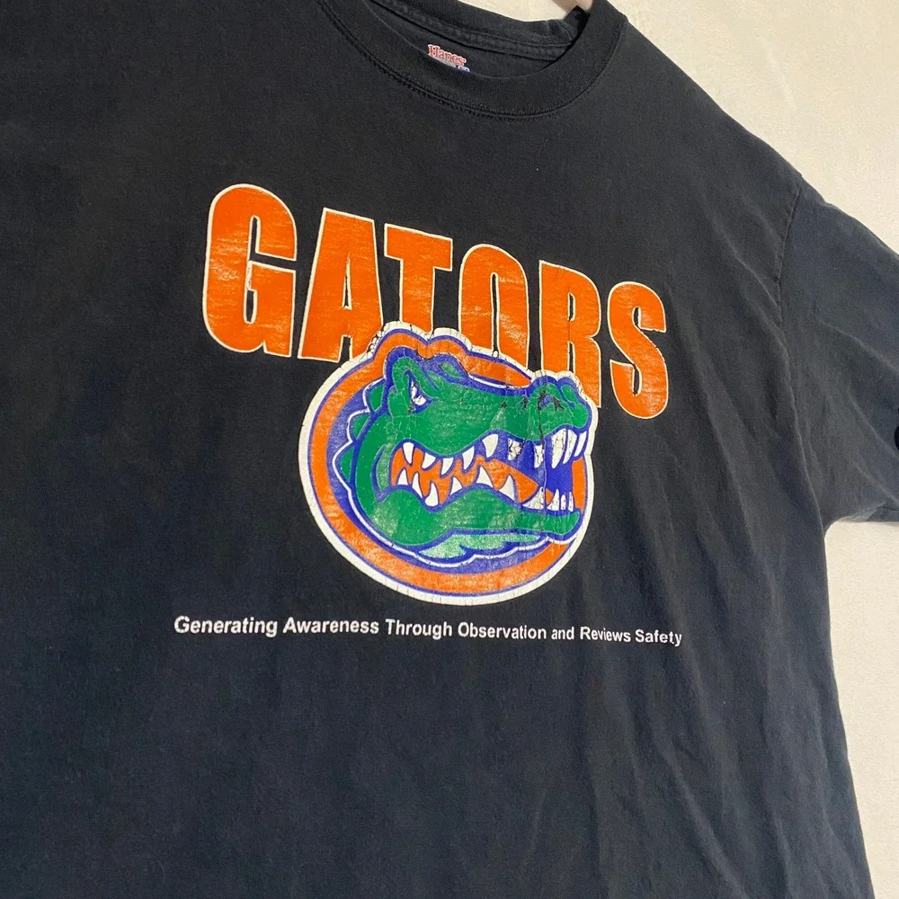Florida Gators GP Santa Teresa NM Safety T-Shirt Black Large Hanes Beefy-T - Picture 2 of 9